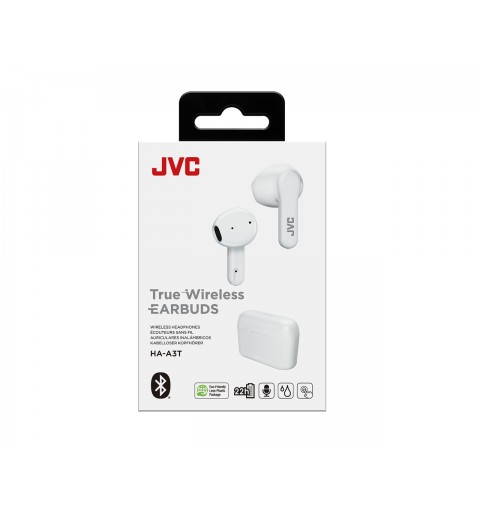 JVC HA-A3T Auricolare True Wireless Stereo (TWS) In-ear Musica e Chiamate Bluetooth Bianco