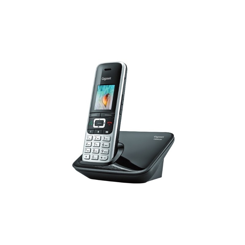 Gigaset Premium 100 Téléphone DECT Identification de l'appelant Noir, Argent