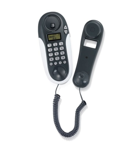 Brondi Kenoby Cid Analog telephone Caller ID Grey, White