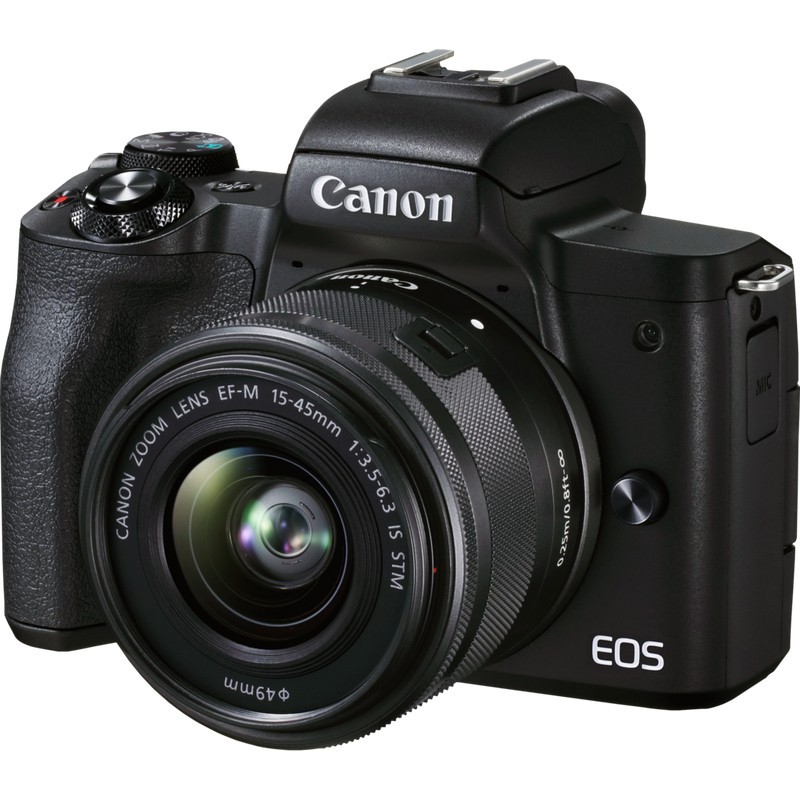 Canon EOS M50 Mark II + M15-45 S+M55-200 EU26 MILC 24,1 MP CMOS 6000 x 4000 Pixel Nero