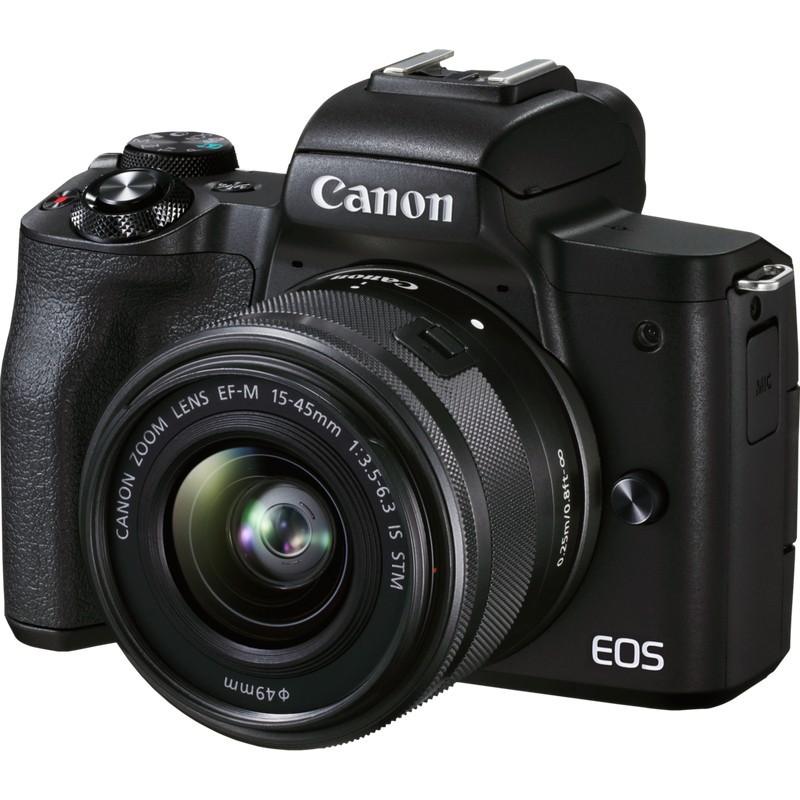 Canon EOS M50 Mark II + M15-45 S+M55-200 EU26 MILC 24,1 MP CMOS 6000 x 4000 Pixel Schwarz