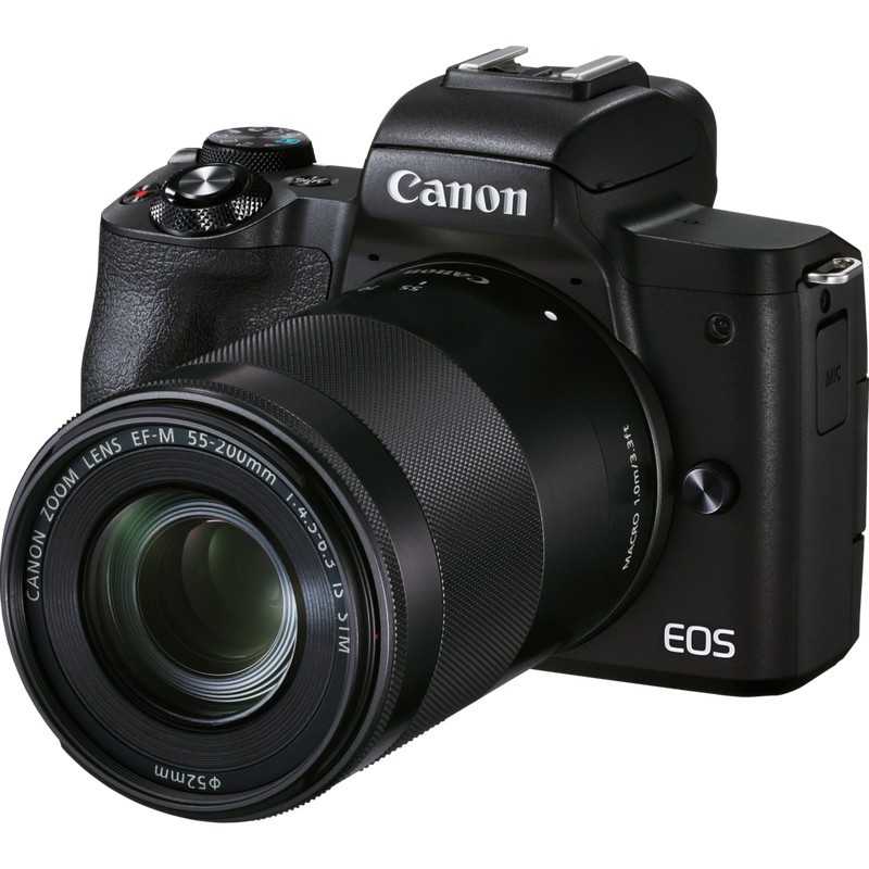 Canon EOS M50 Mark II + M15-45 S+M55-200 EU26 MILC 24,1 MP CMOS 6000 x 4000 Pixel Nero