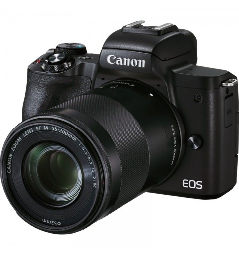 Canon EOS M50 Mark II + M15-45 S+M55-200 EU26 MILC 24,1 MP CMOS 6000 x 4000 Pixel Nero