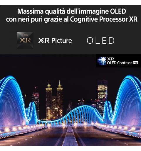 Sony XR-55A75K – 55”- BRAVIA XR™ - OLED – 4K Ultra HD – High Dynamic Range (HDR) – Smart TV (Google TV) - Modello 2022