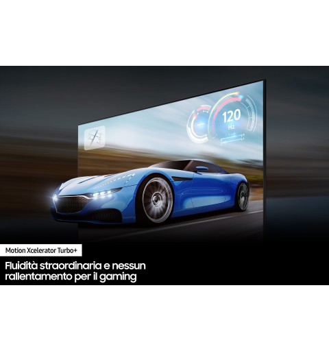 Samsung Series 7 TV QLED 4K 75” QE75Q70B Smart TV Wi-Fi Titan Gray 2022, Processore Quantum 4K, Retroilluminazione LED, Gaming