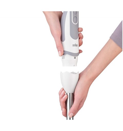 Braun MultiQuick 9 MultiQuick 5 Vario MQ 5220 WH 0,6 l Pürierstab 1000 W Grau, Edelstahl, Weiß