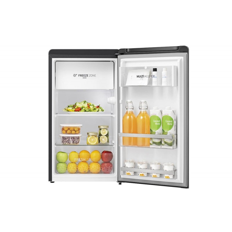 Hisense RR106D4CBF combi-fridge Freestanding 82 L F Black