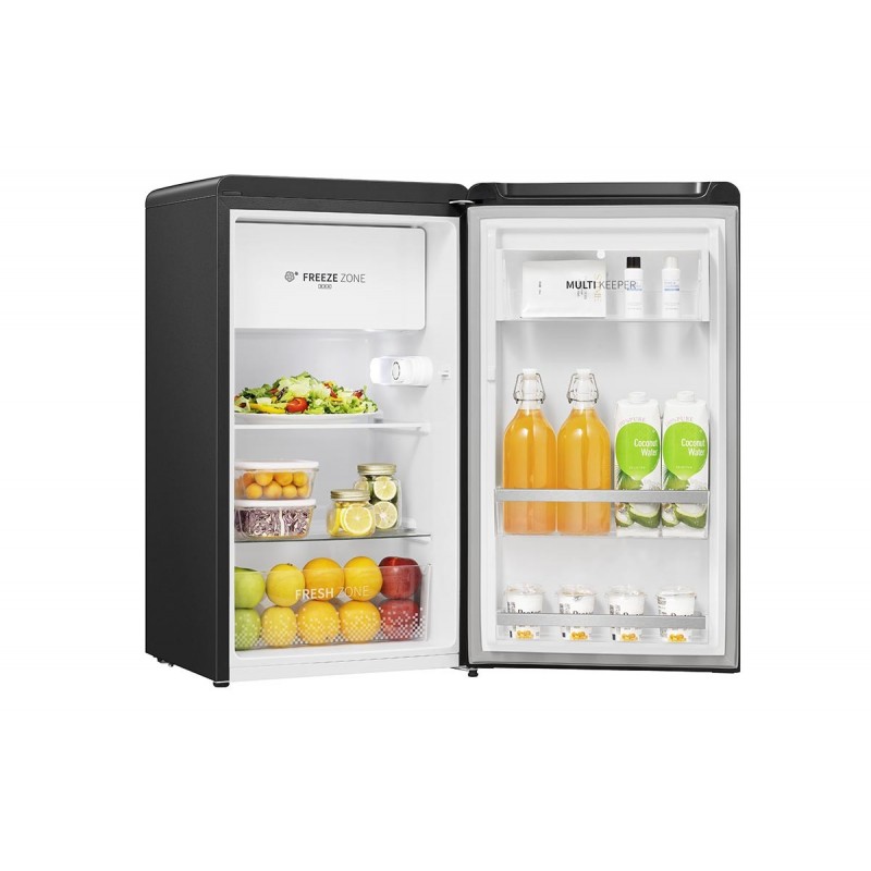 Hisense RR106D4CBF combi-fridge Freestanding 82 L F Black