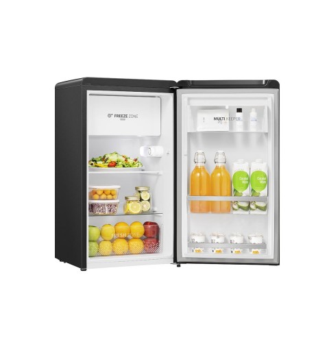 Hisense RR106D4CBF combi-fridge Freestanding 82 L F Black