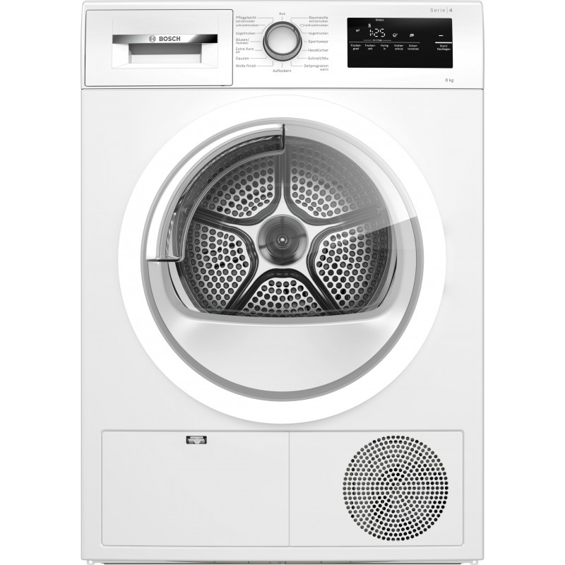 Bosch Serie 4 WTH85V93 Wäschetrockner Freistehend Frontlader 8 kg A++ Weiß