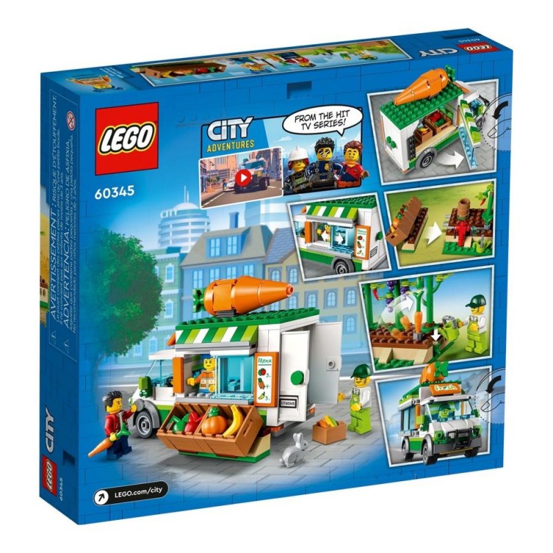 Costruzioni LEGO 60345 City Farm Il furgone del fruttivendolo