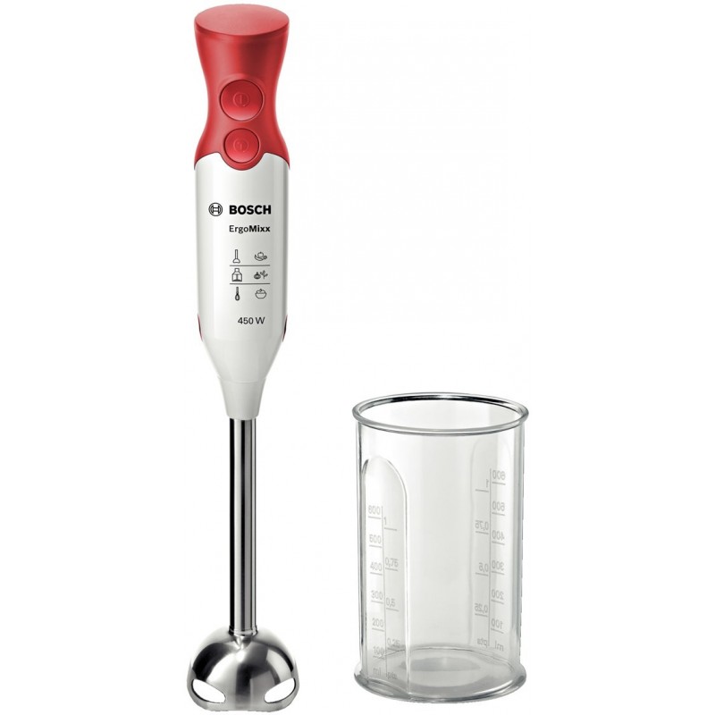 Bosch MSM64110 blender Mélangeur par immersion 450 W Rouge, Blanc