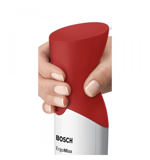 Bosch MSM64110 licuadora Batidora de inmersión 450 W Rojo, Blanco