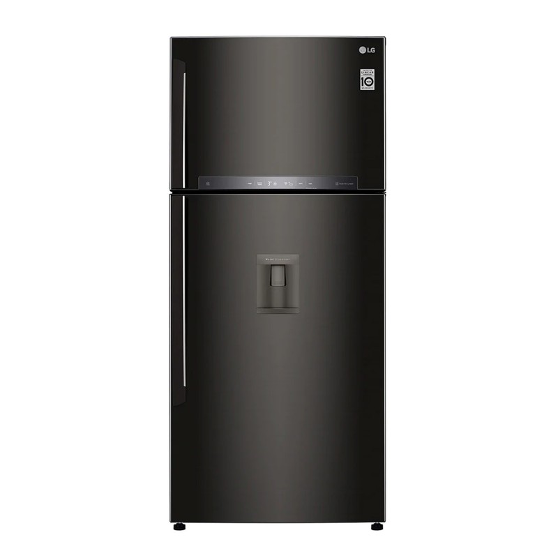 LG GTF744BLPZD fridge-freezer Freestanding 509 L E Black