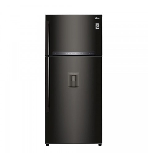 LG GTF744BLPZD fridge-freezer Freestanding 509 L E Black