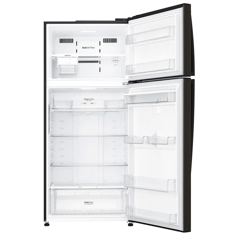 LG GTF744BLPZD fridge-freezer Freestanding 509 L E Black
