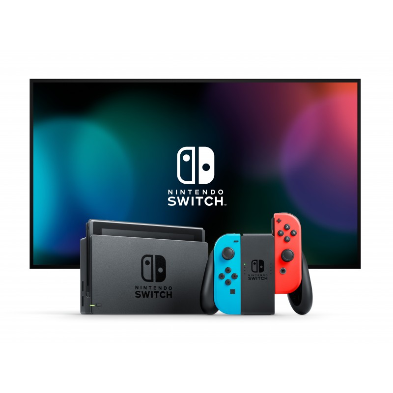 Nintendo Switch portable game console 15.8 cm (6.2") 32 GB Touchscreen Wi-Fi Blue, Grey, Red