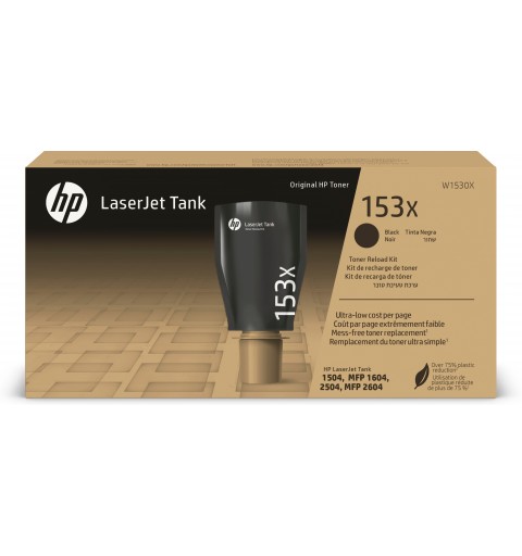 HP Kit de recarga de tóner Original 153X LaserJet Tank negro