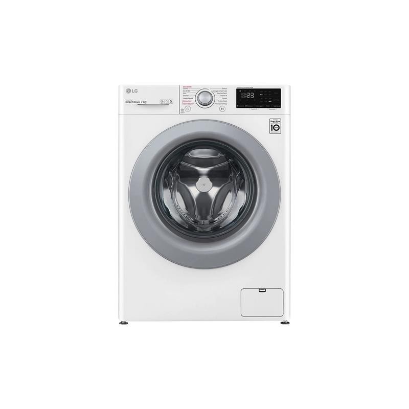 Lavatrice Lg F2WV3S7S4E Lavatrice AI DD Slim 7 Kg Classe D Centrifuga 1170 giri White e Silver