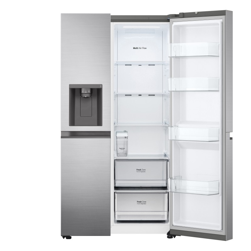 LG GSLV51PZXM side-by-side refrigerator Freestanding 635 L F Stainless steel