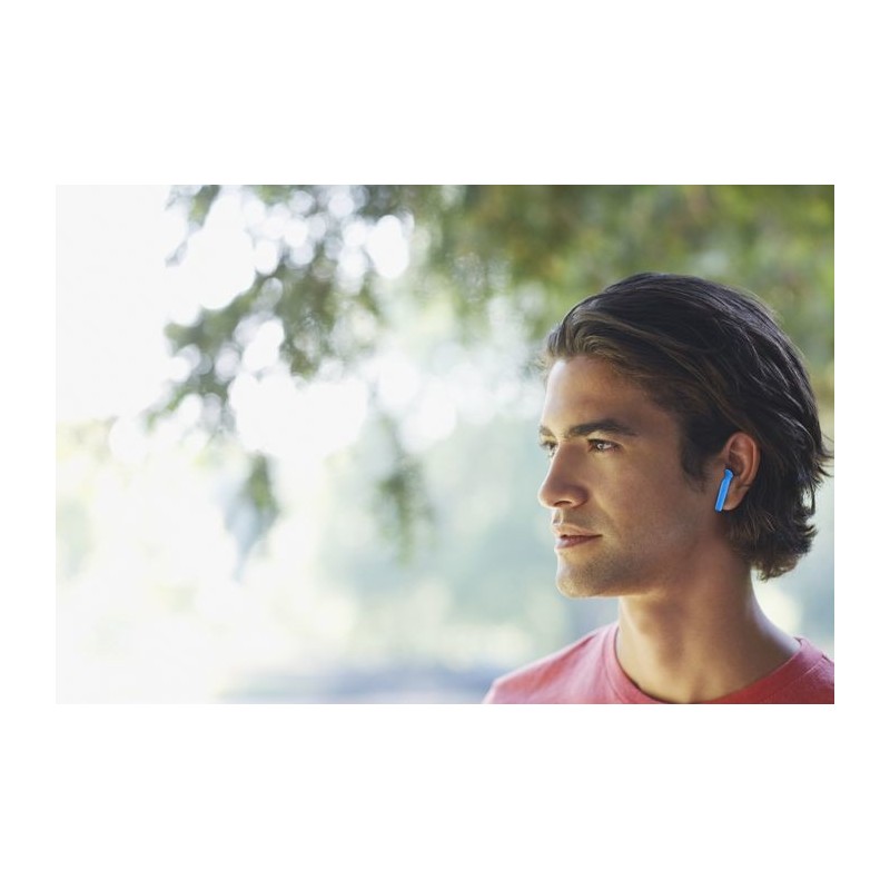 Cellularline BTJAVATWS Casque True Wireless Stereo (TWS) Ecouteurs Appels Musique Bluetooth Bleu