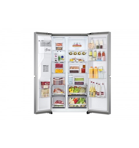 LG GSJV71PZLE edelstahl frigorifero side-by-side Libera installazione 635 L E Acciaio inossidabile