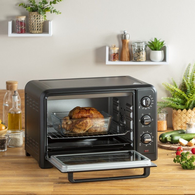 Moulinex OX4648 Optimo Forno Elettrico con Capacità di 33 L, Potenza 1600 W 28x31x36cm