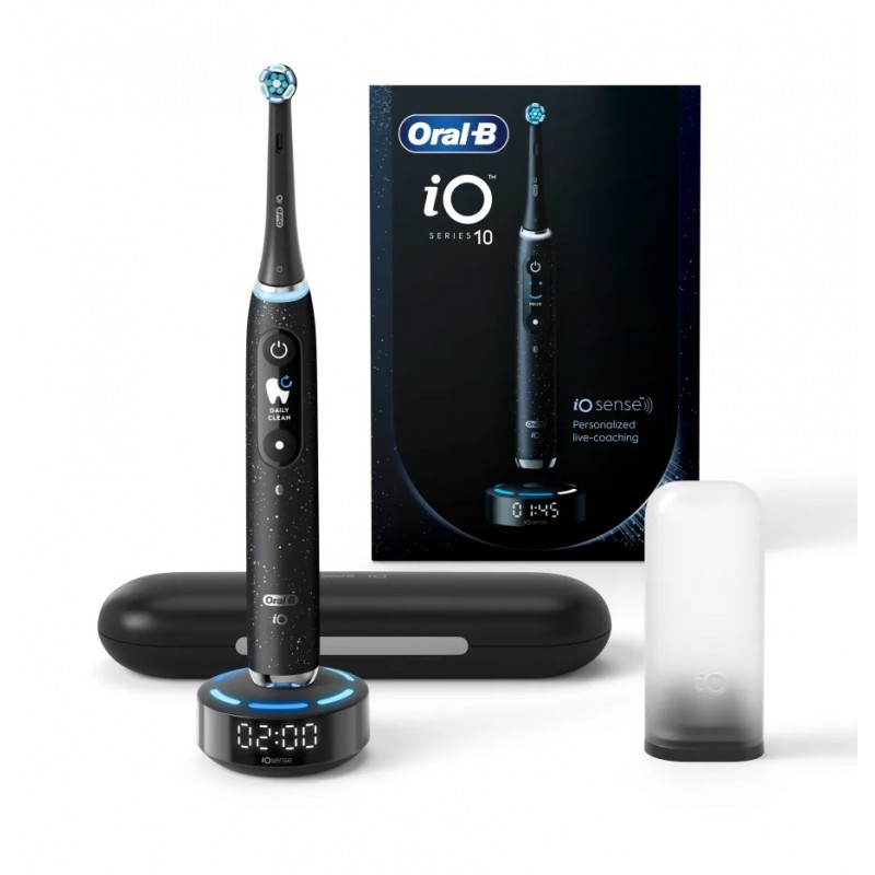 Oral-B iO SERIES 10 Adulte Brosse à dents vibrante Noir