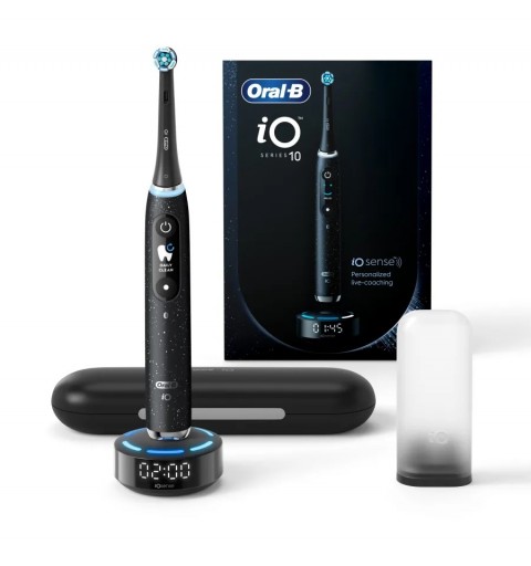 Oral-B iO SERIES 10 Adulte Brosse à dents vibrante Noir