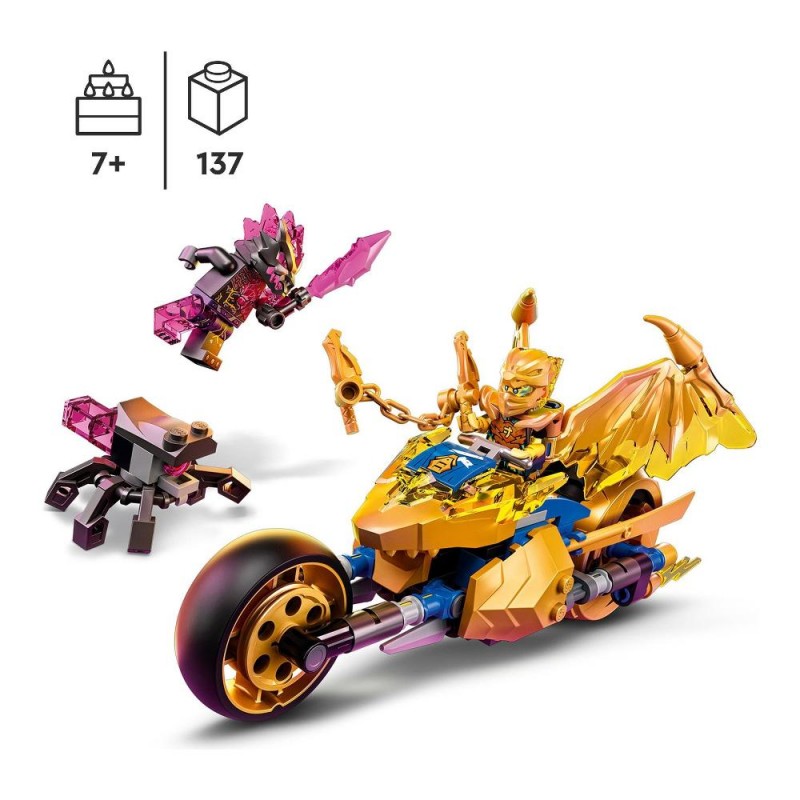 Costruzioni LEGO 71768 Ninjago Moto drago d'oro di Jay