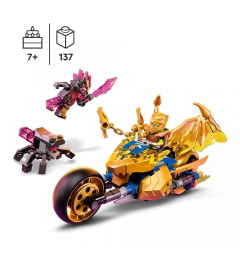 Costruzioni LEGO 71768 Ninjago Moto drago d'oro di Jay