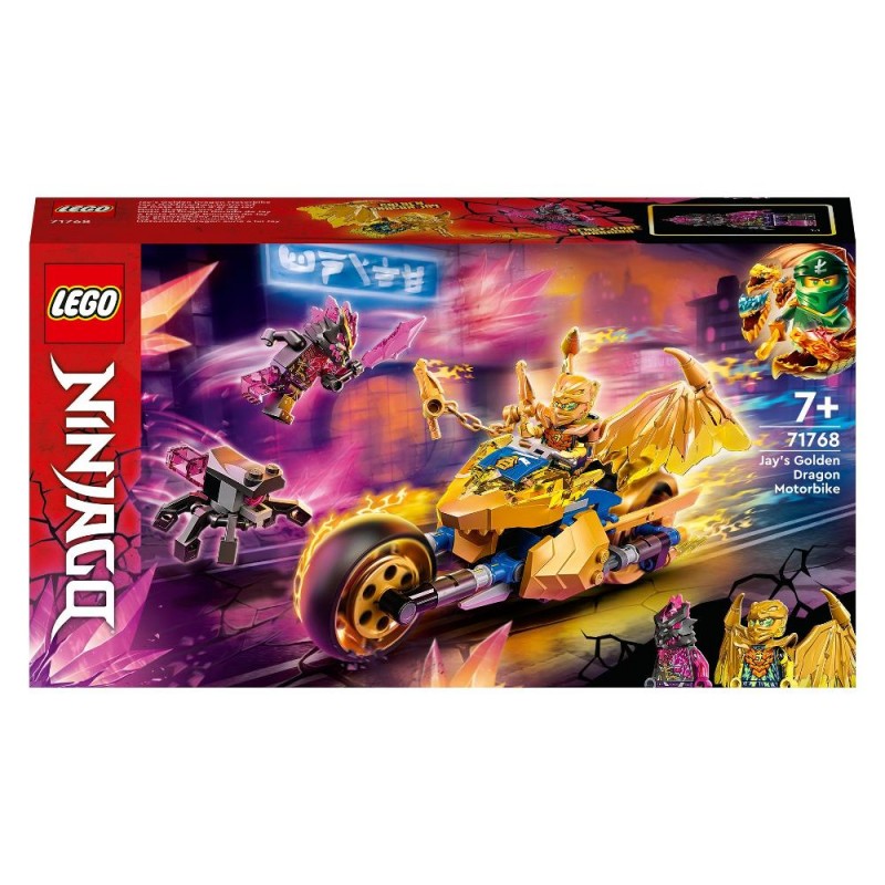 Costruzioni LEGO 71768 Ninjago Moto drago d'oro di Jay