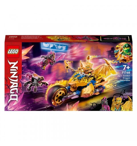 Costruzioni LEGO 71768 Ninjago Moto drago d'oro di Jay