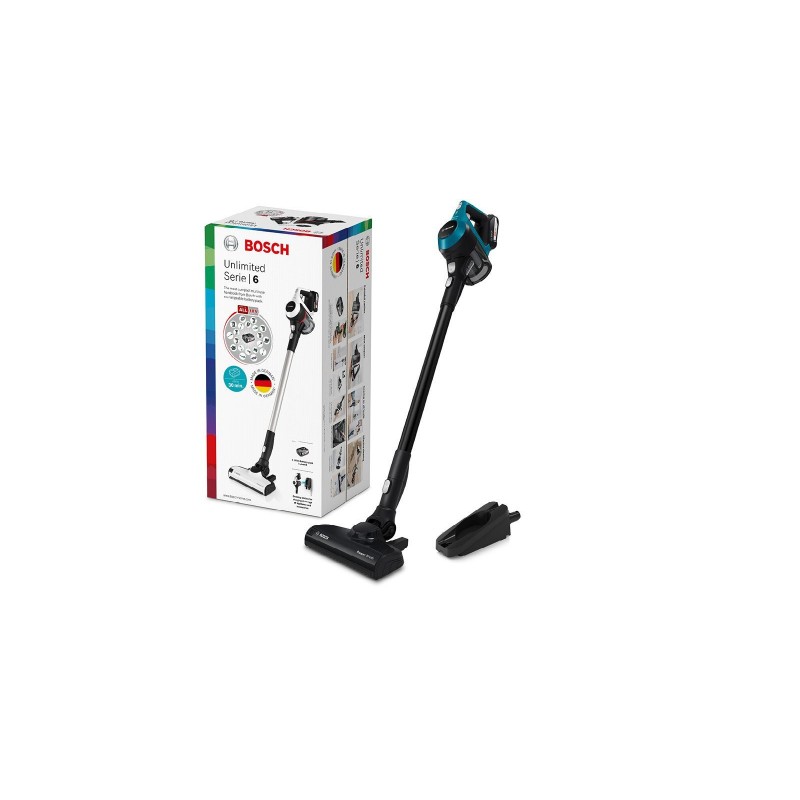 Bosch Serie 6 BBS611LAG aspirateur balai et balai électrique Sans sac 0,3 L Bleu