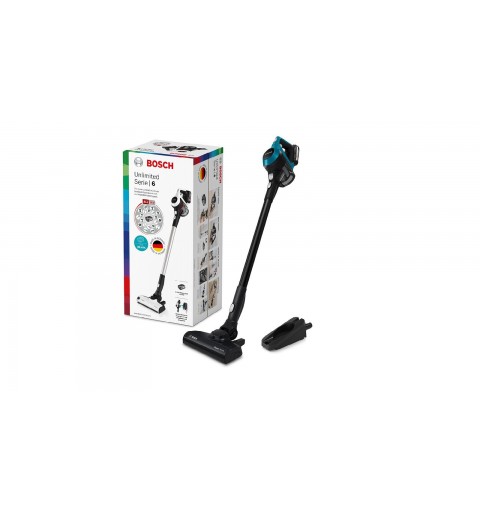 Bosch Serie 6 BBS611LAG aspirateur balai et balai électrique Sans sac 0,3 L Bleu