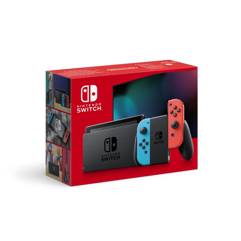 Nintendo Switch console de jeux portables 15,8 cm (6.2") 32 Go Écran tactile Wifi Bleu, Gris, Rouge