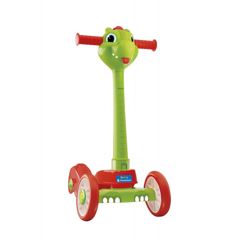 Clementoni Action & Réaction - Baby Dragon Push Scooter