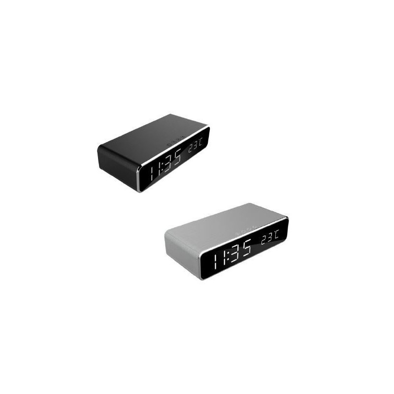 Gembird DAC-WPC-01 despertador Reloj despertador digital Negro