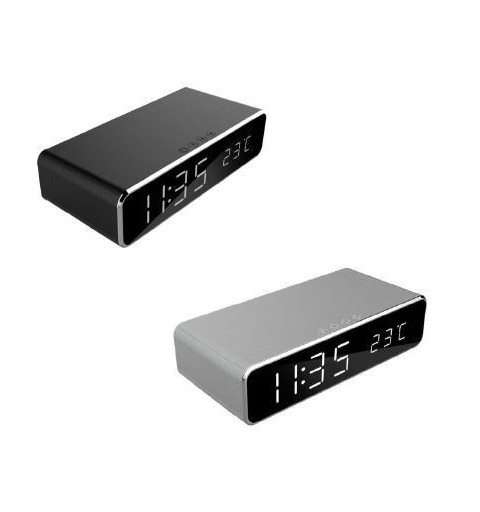 Gembird DAC-WPC-01 alarm clock Digital alarm clock Black