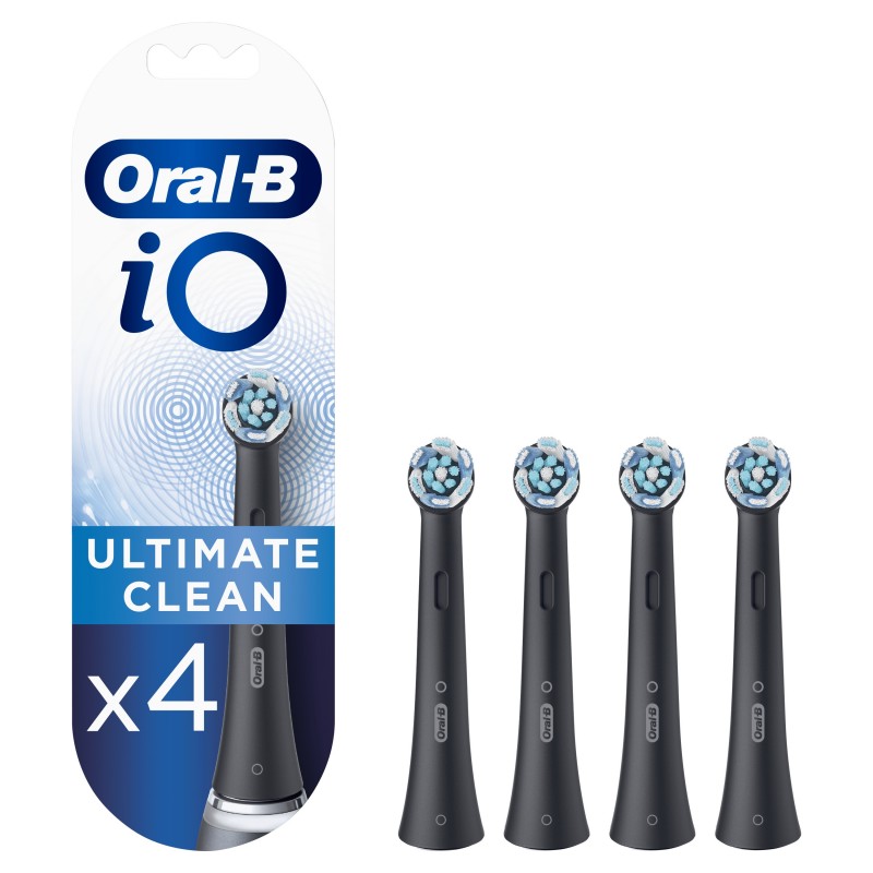Oral-B iO Ultimate Clean 80335628 Elektrischer Zahnbürstenkopf 4 Stück(e) Schwarz