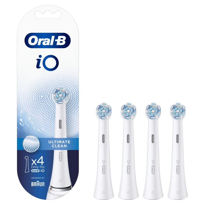 Oral-B iO Ultimate Clean 80335623 tête de brosses 4 pièce(s) Blanc