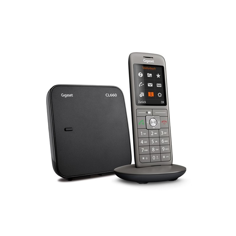 Gigaset CL660 Analog DECT telephone Caller ID Anthracite