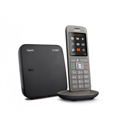 Gigaset CL660 Telefono analogico DECT Identificatore di chiamata Antracite