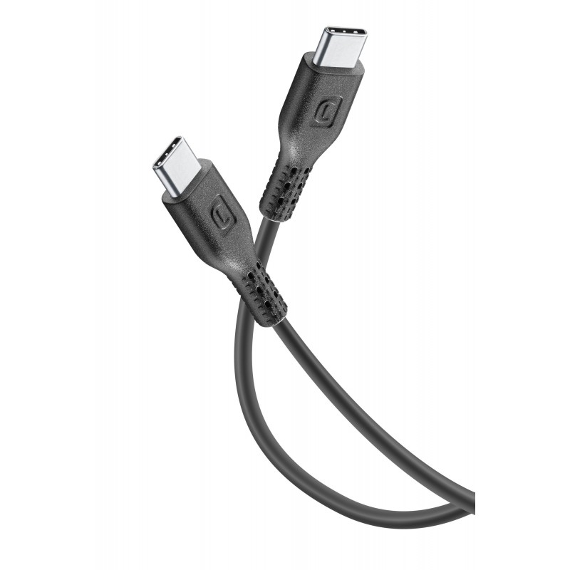 Cellularline USB cable 5A - USB-C to USB-C Cavo 5A da USB-C a USB-C per la ricarica e sincronizzazione dati, ideale per tablet