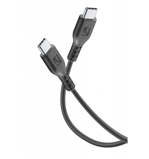 Cellularline USB cable 5A - USB-C to USB-C Cavo 5A da USB-C a USB-C per la ricarica e sincronizzazione dati, ideale per tablet