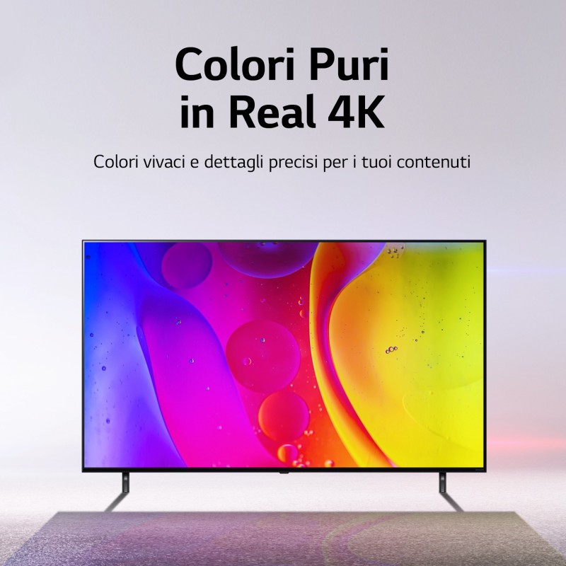 LG NanoCell 55NANO826QB.API TV 139,7 cm (55") 4K Ultra HD Smart TV Wifi Gris, Noir