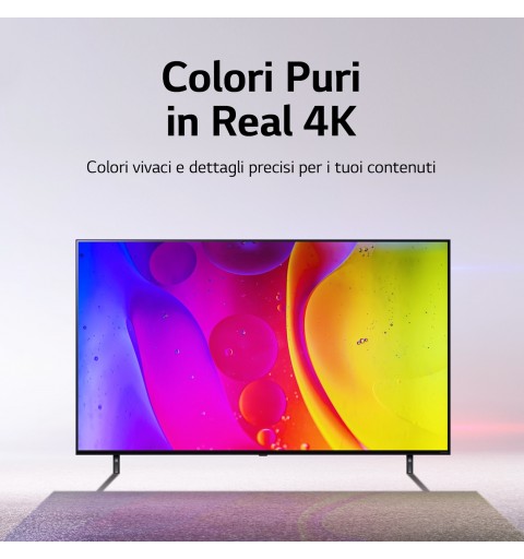 LG NanoCell 55NANO826QB.API TV 139,7 cm (55") 4K Ultra HD Smart TV Wifi Gris, Noir