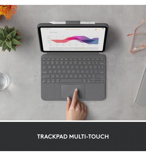 Logitech Combo Touch Grey Smart Connector QWERTY Italian