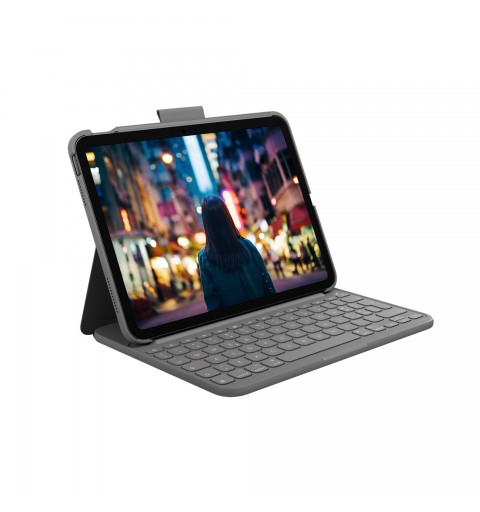 Logitech Slim Folio Gris Bluetooth QWERTY Italiano