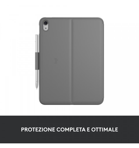 Logitech Slim Folio Grigio Bluetooth QWERTY Italiano